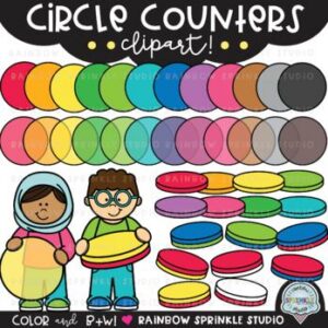 Circle Counters Clipart