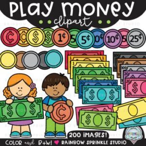 Play Money Clipart