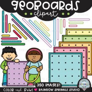 Geoboards Clipart MEGA Set