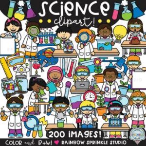 Science Clipart MEGA Set!
