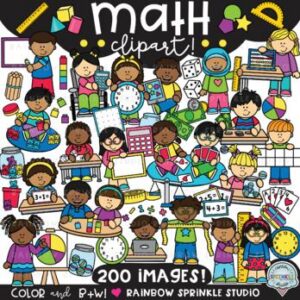 Math Clipart MEGA Set!