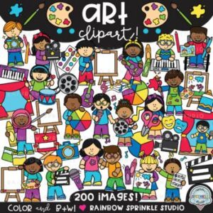 Art Clipart MEGA Set!