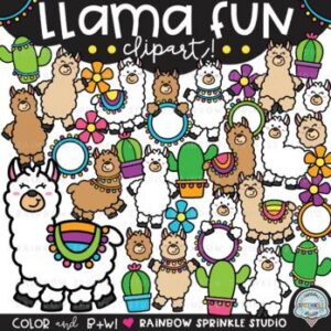 Llama Fun Clipart