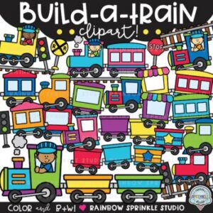 Build a Train Clipart!