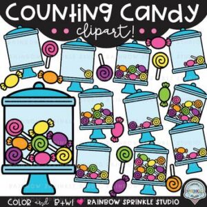 Counting Candy Clipart