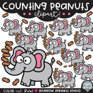 Counting Peanuts Clipart