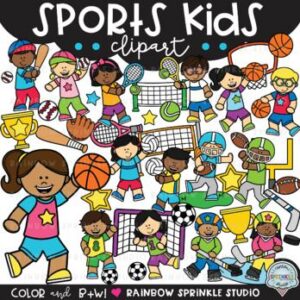 Sports Kids Clipart