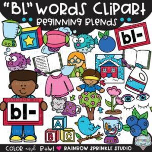 BL Words Clipart