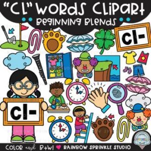 CL Words Clipart