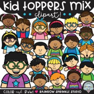 Kid Toppers 3 Clipart!
