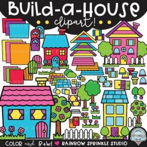 Build a House Clipart MEGA Set!