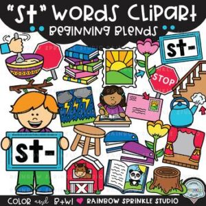 ST Words Clipart