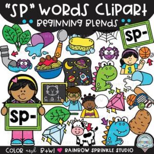 SP Words Clipart