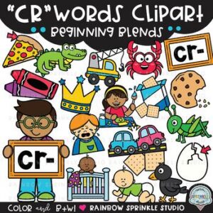 CR Words Clipart