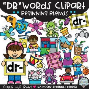 DR Words Clipart