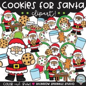 Cookies for Santa Clipart!