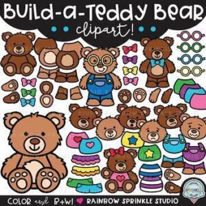 Build a Teddy Bear Clipart!