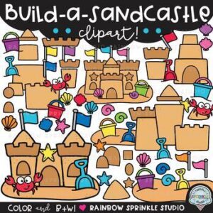 Build a Sandcastle Clipart!