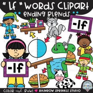 LF Words Clipart