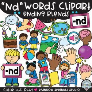 ND Words Clipart