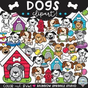 Dogs Clipart Mega Set!