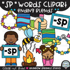 SP Words Clipart