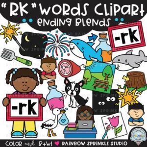 RK Words Clipart