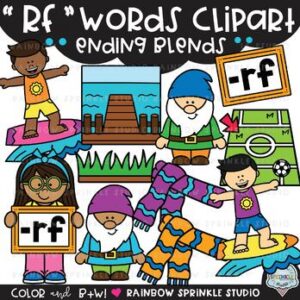 RF Words Clipart