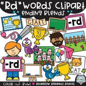 RD Words Clipart