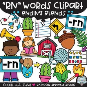 RN Words Clipart