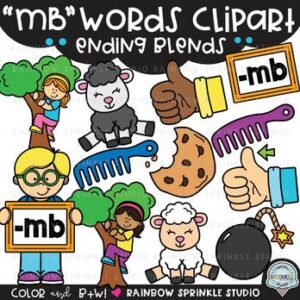 MB Words Clipart