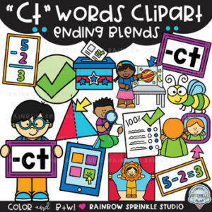 CT Words Clipart
