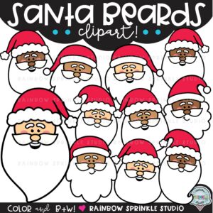 Santa Beards Clipart