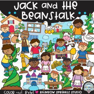 Jack and the Beanstalk Clipart Set!
