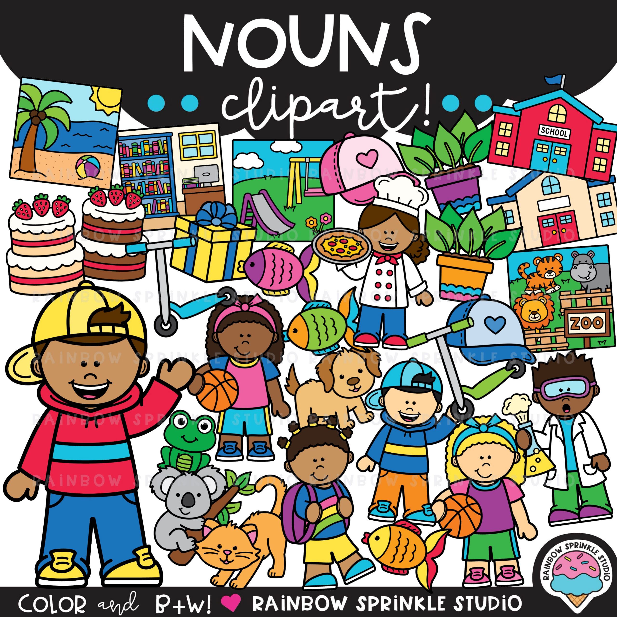 Nouns Clipart Set!