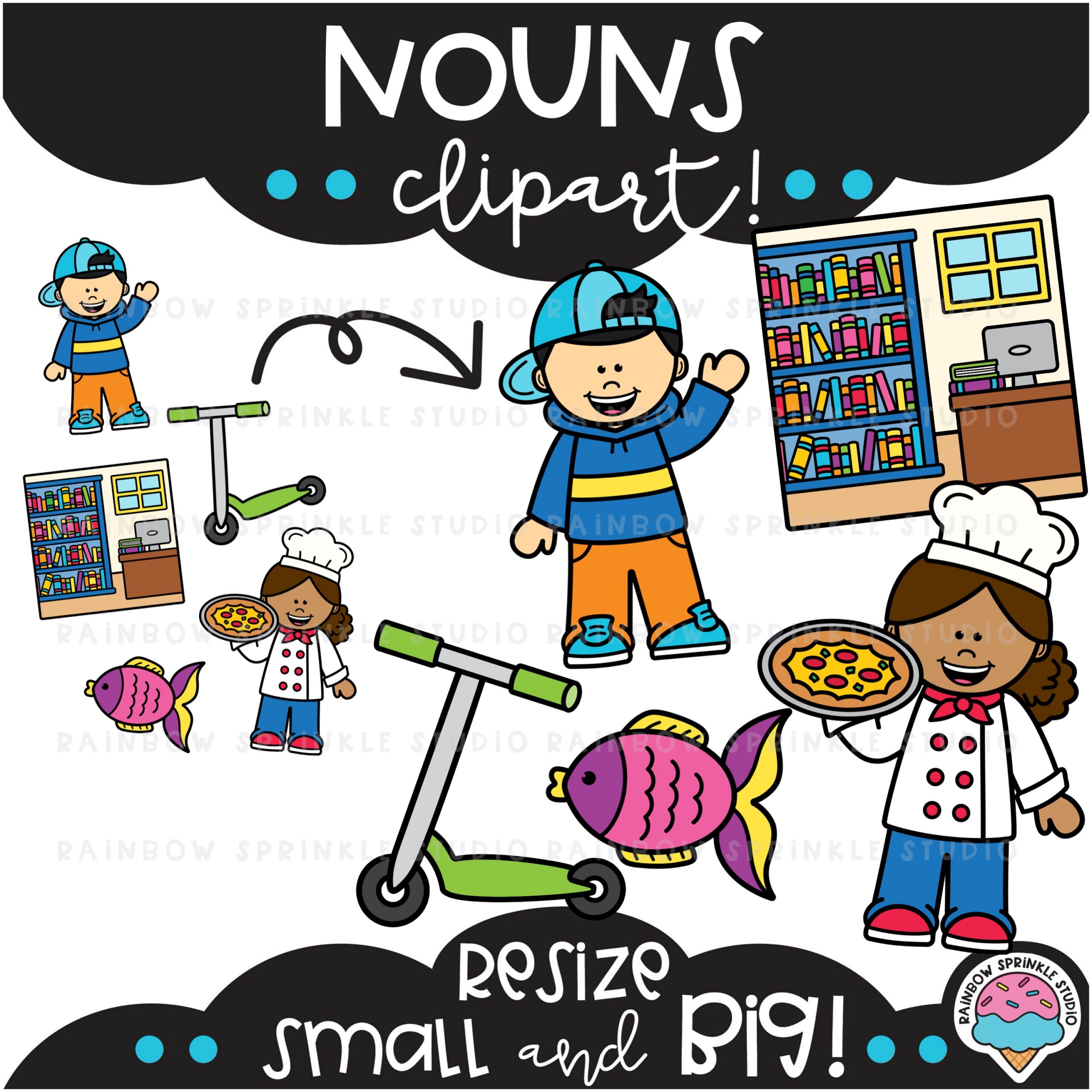 Nouns Clipart Set! - Image 3