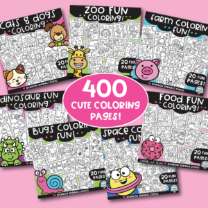 400+ Coloring Pages bundle